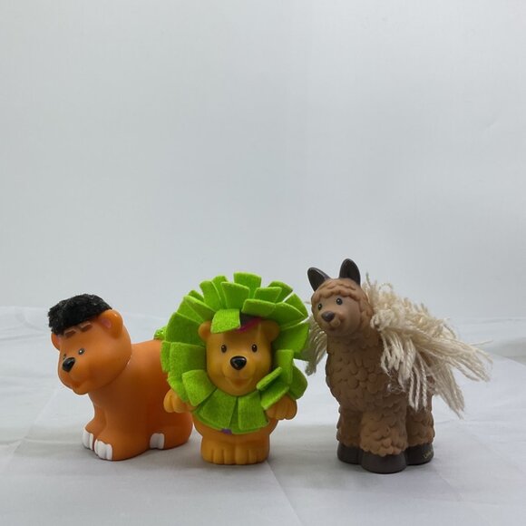 Fisher Price Little People Touch & Feel Animals Set Of 3 Figures - Picture 1 of 4